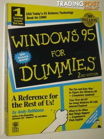 Windows 95 For Dummies  - Rathbone Andy - 1997