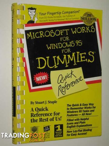 Microsoft Works For Windows 95 For Dummies : Quick Reference  - Stuple Stuart - 1996