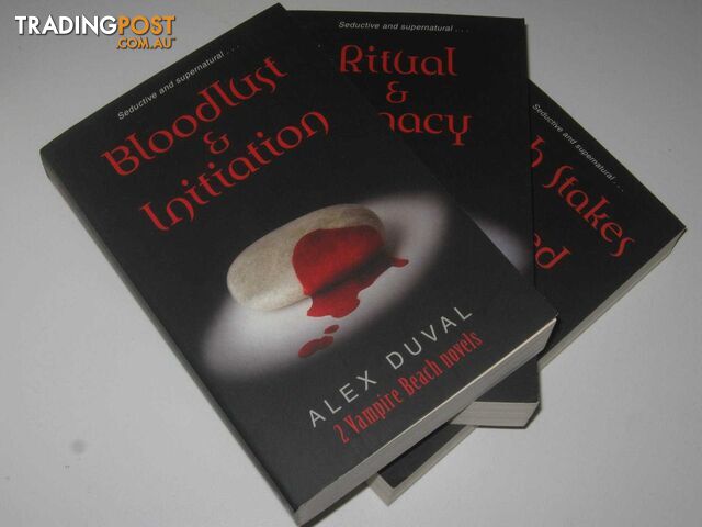 Vampire Beach Complete Series : Blood Lust + Initiation + Ritual + Legacy + High Stakes + Hunted  - Duval Alex - 2009