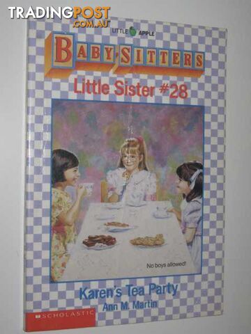 Karen's Tea Party - Little Sister Series #28  - Martin Ann M. - 1991