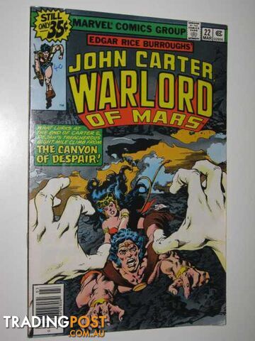 John Carter, Warlord of Mars #22  - Claremont Chris - 1979