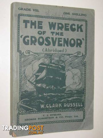 The Wreck of the Grosvenor  - Russell W. Clark - No date