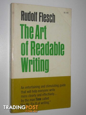 The Art of Readable Writing  - Flesch Rudolf - 1979