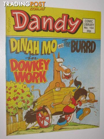 Dinah Mo and the Burrd in "Donkey Work" - Dandy Comic Library #154  - Author Not Stated - 1989