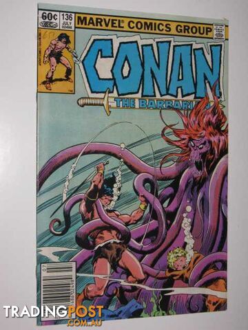 Conan the Barbarian #136  - Various - 1982