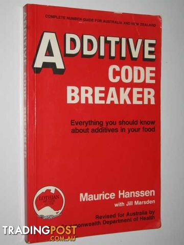 Additive Code Breaker  - Hanssen Maurice - 1986