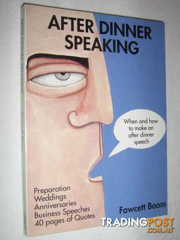 After Dinner Speaking  - Boom Fawcett - 1991