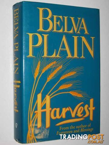 Harvest - Werner Family Saga #4 - Plain Belva - 1990