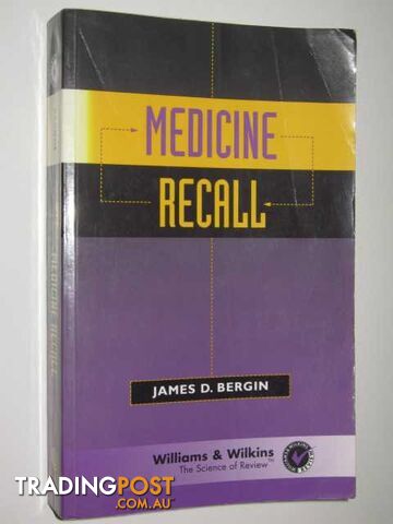 Medicine Recall  - Bergin James - 1997