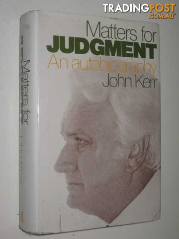 Matters For Judgement  - Kerr John - 1978