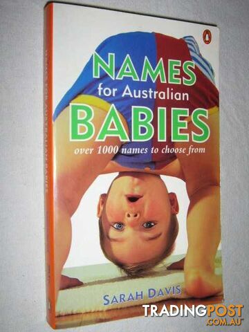 Names For Australian Babies  - Davis Sarah - 1998