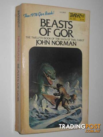 Beasts of Gor - Chronicles of Counter-Earth Series #12 - Norman John - 1978