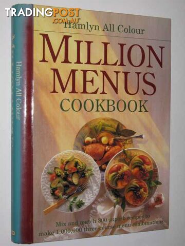 Million Menus Cookbook  - No Author Stated