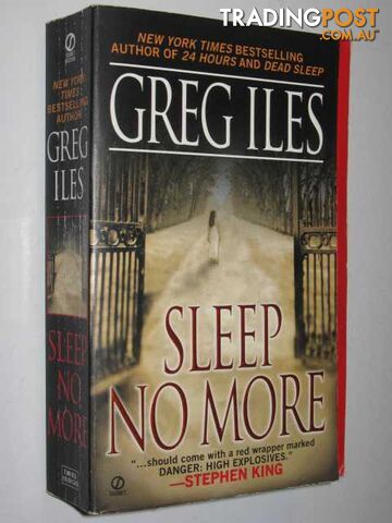 Sleep No More - Iles Greg - 2000