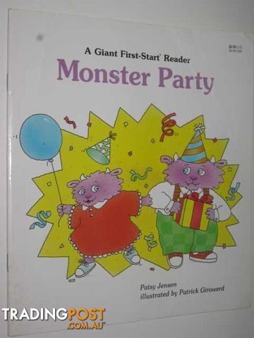 Monster Party : A Giant First-Start Reader  - Jensen Patsy - 1994