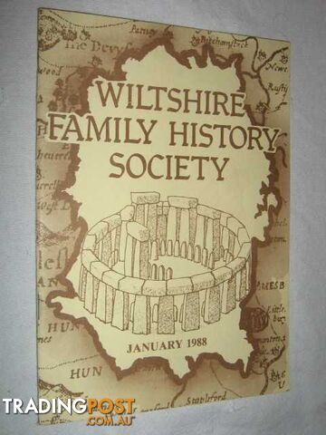 Wiltshire Family History Society January 1988  - Author Not Stated - 1988