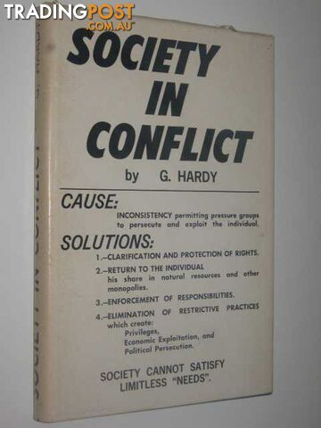 Society in Conflict  - Hardy G - 1973