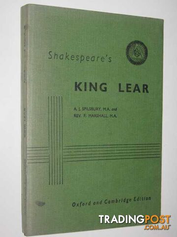 King Lear  - Shakespeare William - 1954