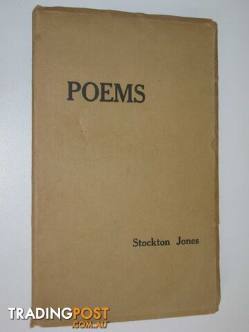 Poems  - Jones Stockton - 1918