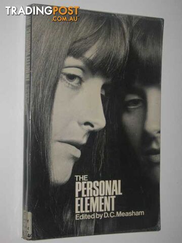 The Personal Element in Prose and Poetry  - Measham D. C. - 1972
