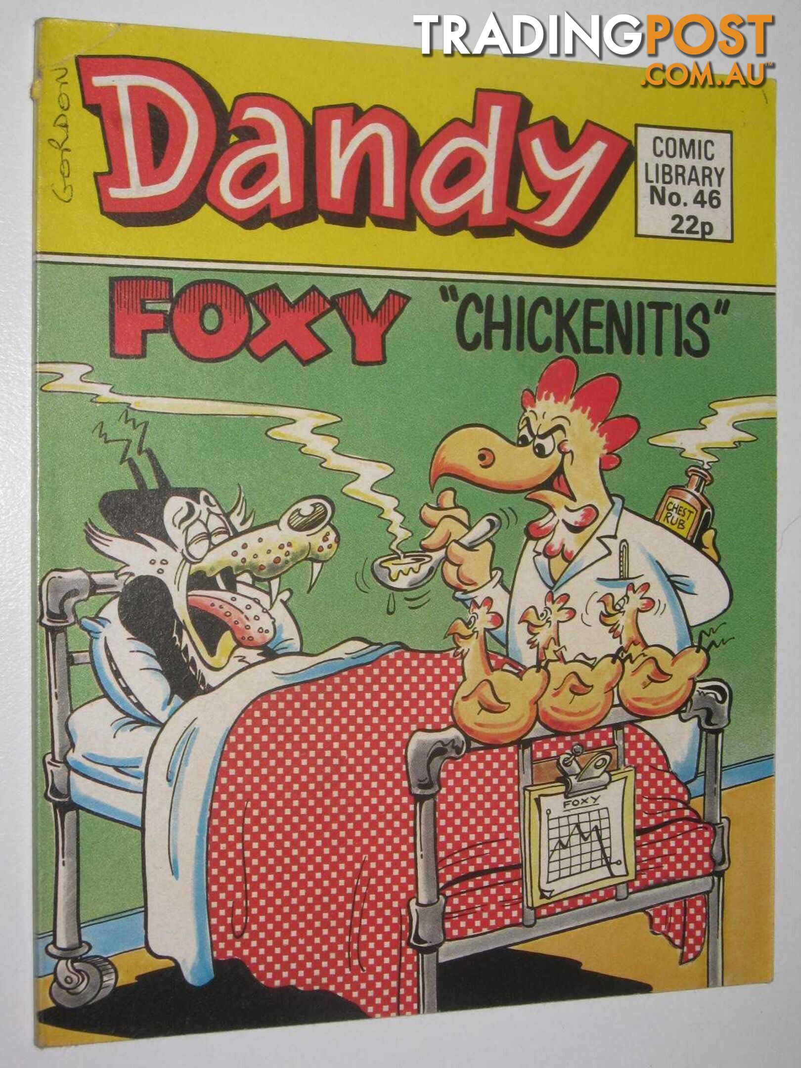 Foxy in "Chickenitis" - Dandy Comic Library #46  - Author Not Stated - 1985