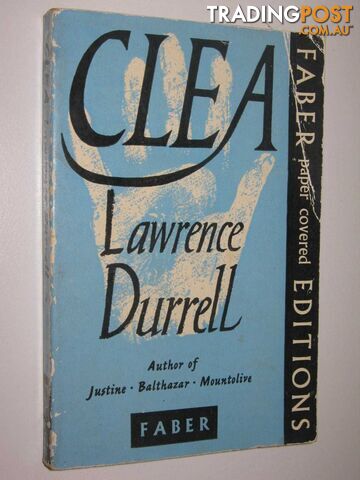 Clea - The Alexandria Quartet Series #4  - Durrell Lawrence - 1960