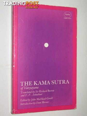 The Kama Sutra Of Vatsyayana  - Burton Sir Richard & Arbuthnot, F. F. - 1980