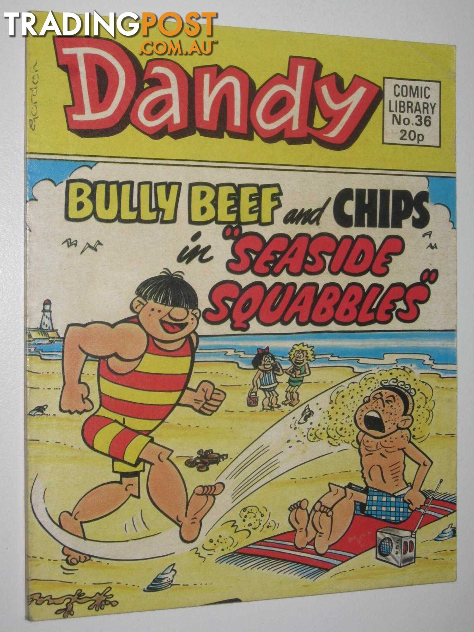 Bully Beef and Chips in "Seaside Squabbles" - Dandy Comic Library #36  - Author Not Stated - 1984