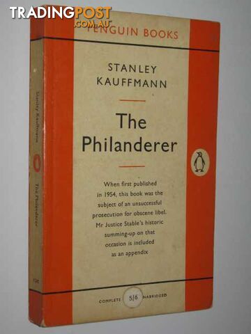 The Philanderer - Kauffmann Stanley - 1960