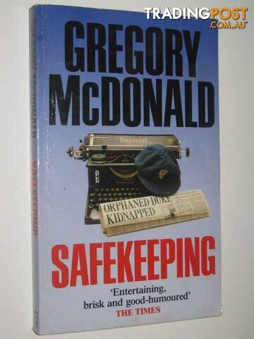 Safekeeping  - Mcdonald Gregory - 1989