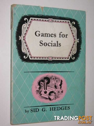 Games For Socials - Hedges Sid G - 1957