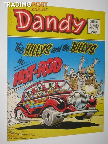 The Hillys and the Billys in "Hot-Rod" - Dandy Comic Library #77  - Author Not Stated - 1986