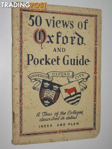 50 Views Of Oxford And Pocket Guide  - Author Not Stated - No date
