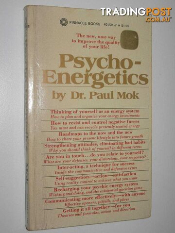 Psycho-Energetics  - Mok Dr Paul - 1978