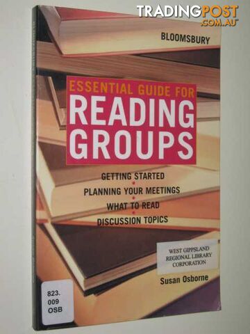 Essential Guide for Reading Groups  - Osborne Susan - 2002
