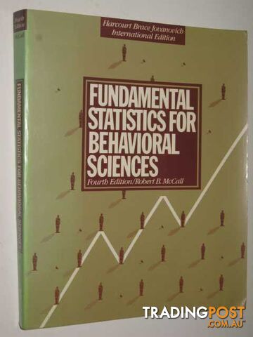 Fundamental Statistics For Behavioral Sciences  - McCall Robert - 1986