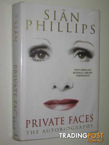 Private Faces : The Autobiography  - Phillips Sian - 1999