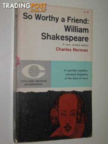 So Worthy a Friend  - Shakespeare William - 1961