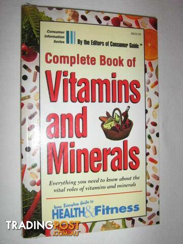 Complete Book of Vitamins and Minerals  - McDonald Arline - 1997