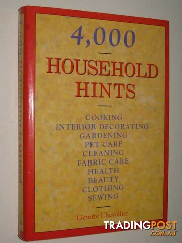 4000 Household Hints  - Chevallier Ginette - 1992