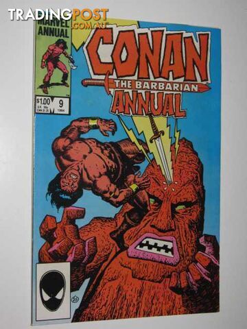 Conan the Barbarian Annual #9  - Author Not Stated - 1984