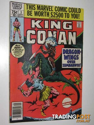 Dragon Wings over Zembabwei! - King Conan Series #3  - Thomas Roy - 1980