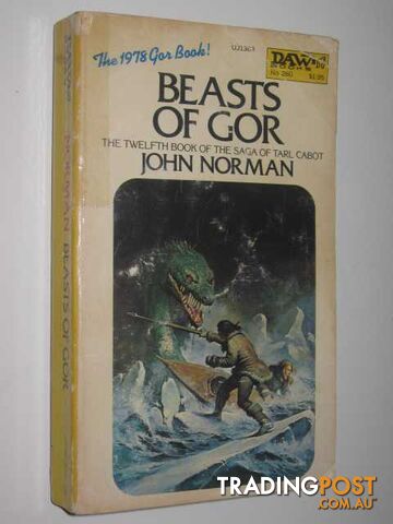 Beasts of Gor - Chronicles of Counter-Earth Series #12 - Norman John - 1978
