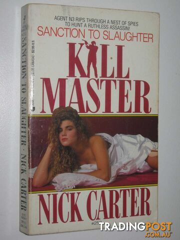 Sanction to Slaughter - Killmaster Series #250 - Carter Nick - 1989