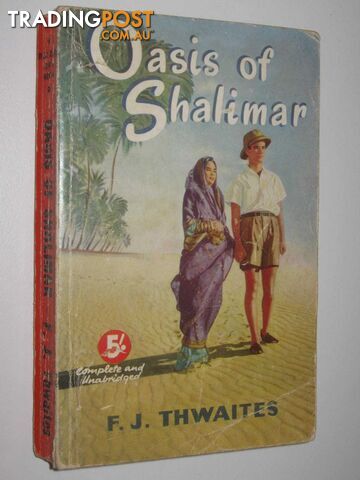 Oasis of Shalimar - Red Back Novel - Thwaites F. J. - No date