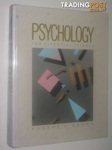 Psychology The Essential Science  - Baron Robert - 1989