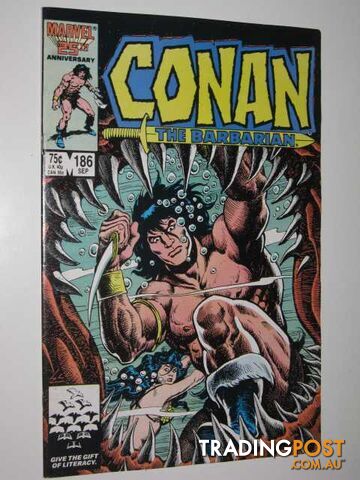 Conan the Barbarian #186  - Various - 1986