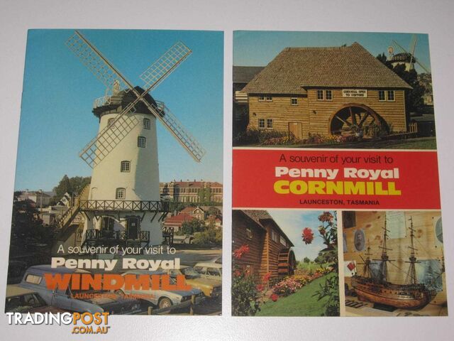 Penny Royal Windmill + Penny Royal Cornmill : Souvenir Booklets  - Author Not Stated - 1978