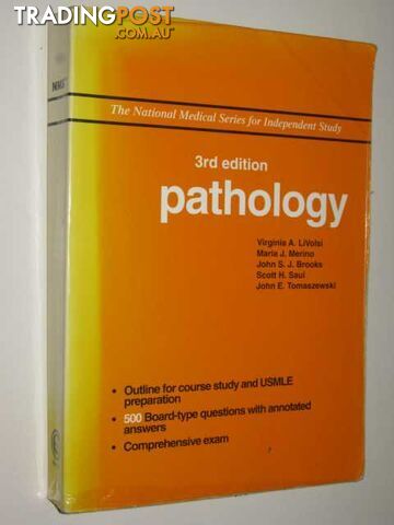 Pathology  - Livolsi Virginia A. & Merino, Maria J. & Brooks, John S.J. & Saul, Scott H. & Tomaszewski, John E. - 1994