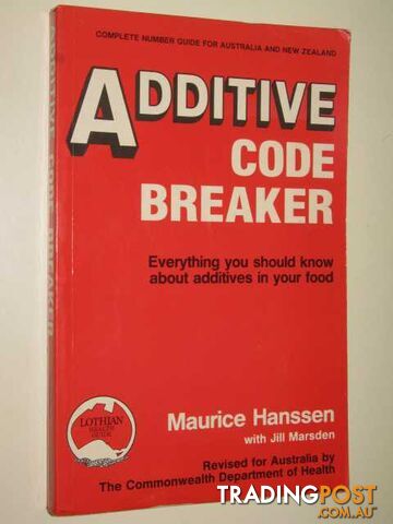 Additive Code Breaker  - Hanssen Maurice - 1986